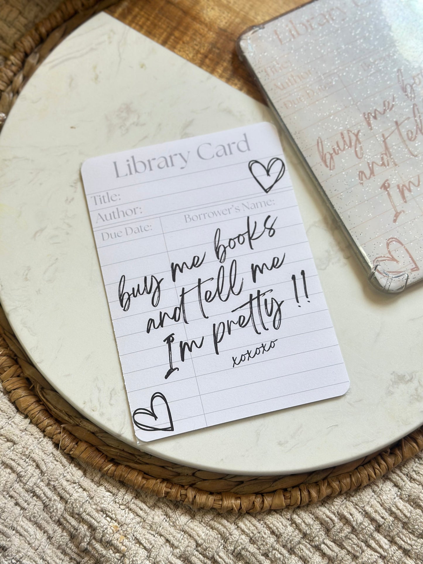 Library Card Kindle Insert