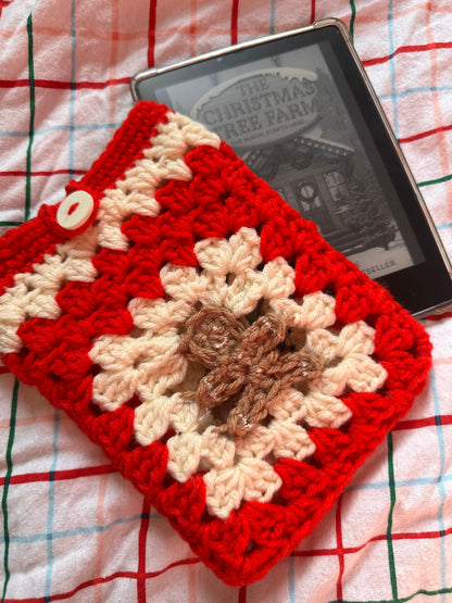 Gingerbread Crochet  Kindle Sleeve