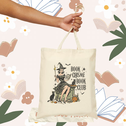 Witch | Book Chisme Book ClubCotton Canvas Tote Bag