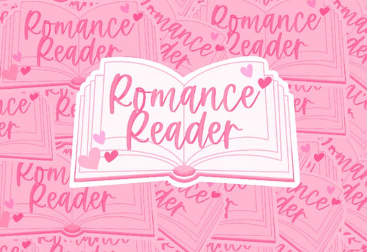 Romance Reader Sticker