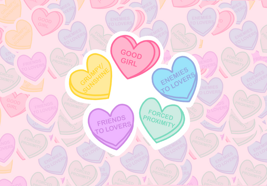 Sweethearts Book Tropes Sticker