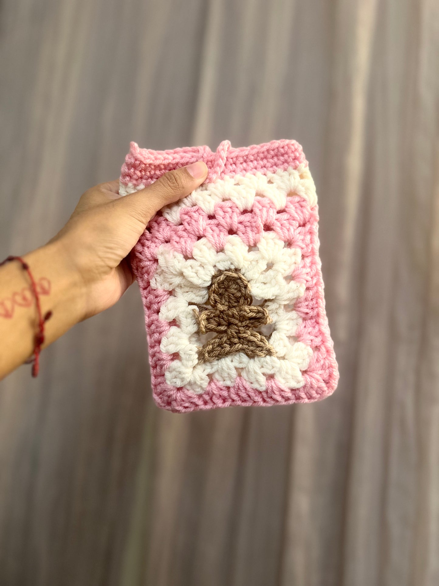 Gingerbread Crochet  Kindle Sleeve