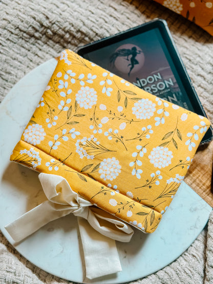 Yellow Floral Kindle Sleeve