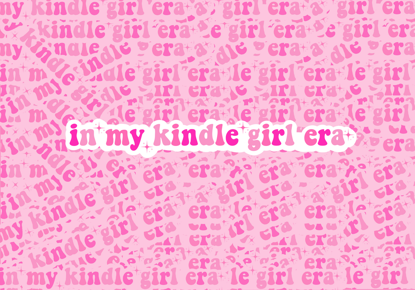 Kindle Girl Era Sticker